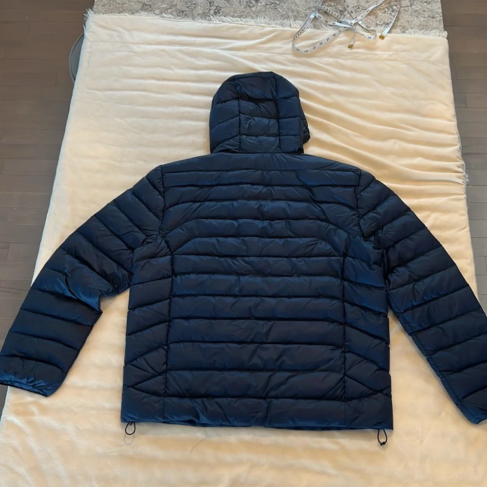 Polo Ralph Lauren Men’s Hooded Puffer Navy Blue Jacket Size L - Picture 4 of 16